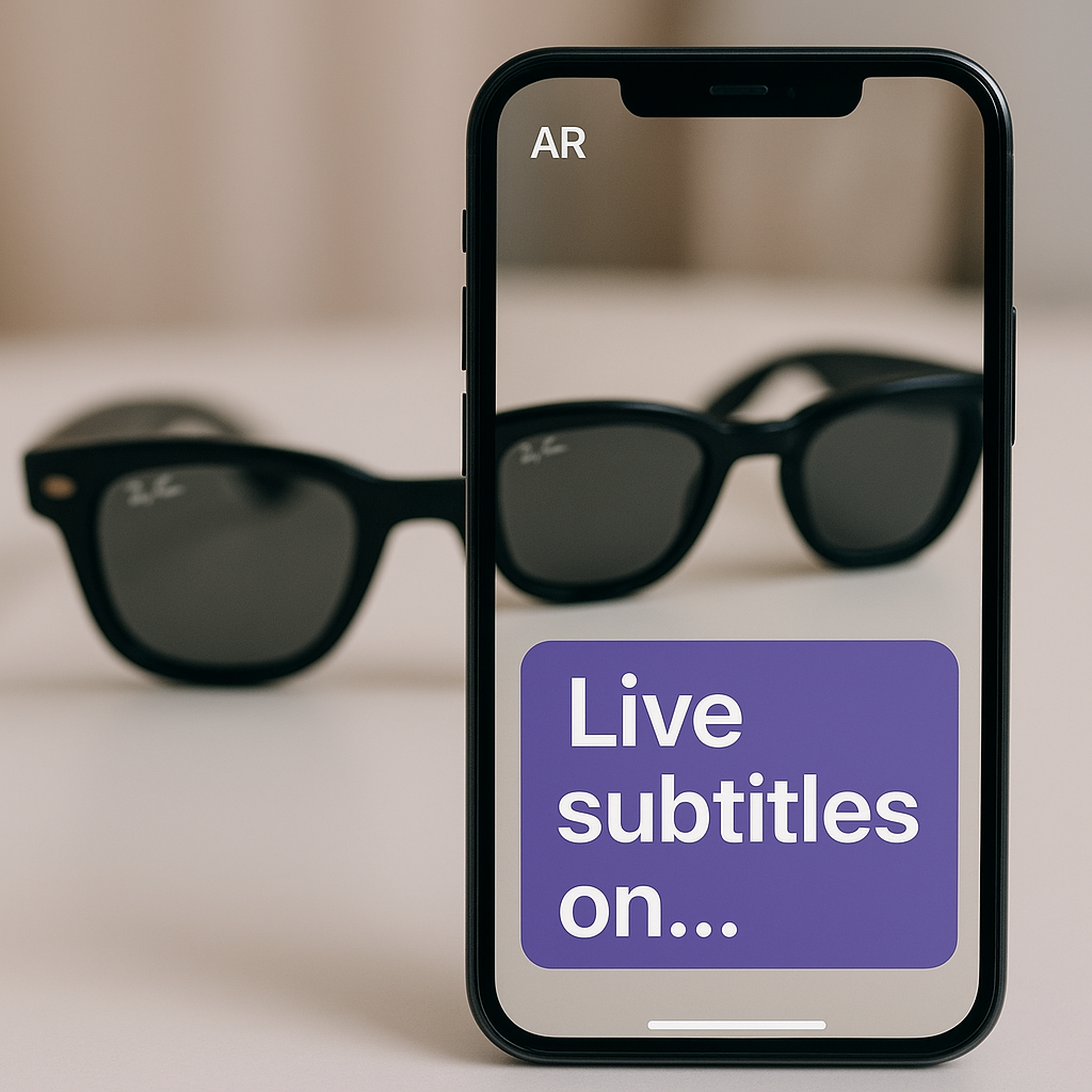 Guide pratique pour activer les sous-titres Ray-Ban Meta