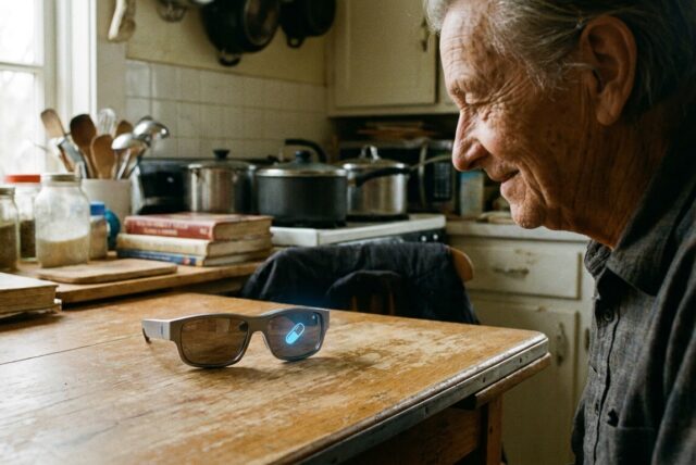 Lunettes IA pour seniors – Une aide précieuse au quotidien