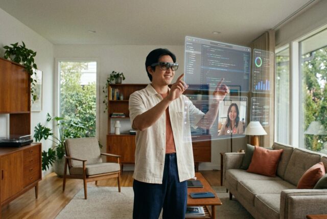 Lunettes AR pour Télétravail Multi-Écrans | Lunettes-IA.fr
