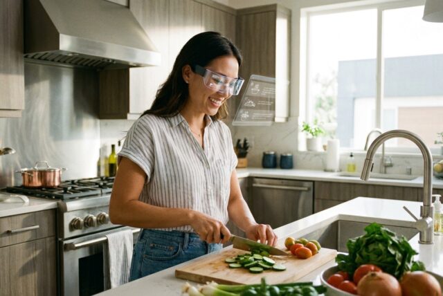 Lunettes IA pour cuisine et recettes AR | Lunettes-IA.fr