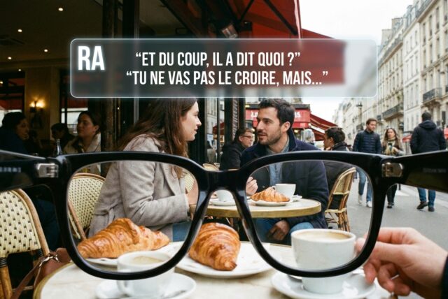Lunettes IA pour malentendants | Sous-titres en temps réel